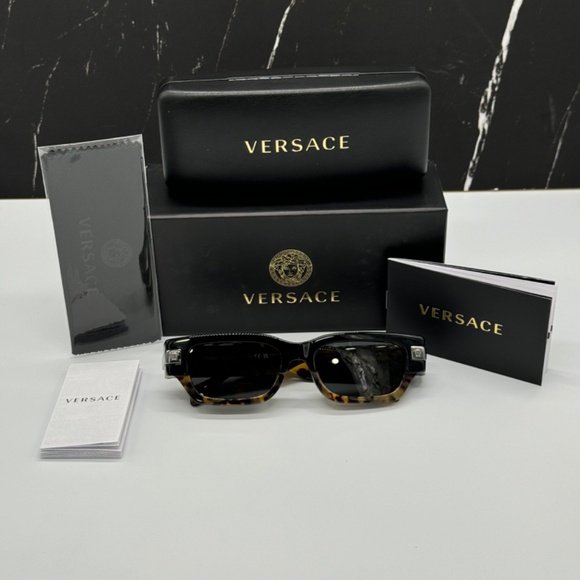 NEW VE4465 5456/87 VERSACE SQUARE MOD 4465 UNISEX SUNGLASSES VE4465 5456/87 - Picture 10 of 10